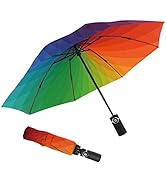 SIEPASA Umbrella Windproof, Travel Umbrella, Compact Folding Reverse Umbrella,-One button for Aut...