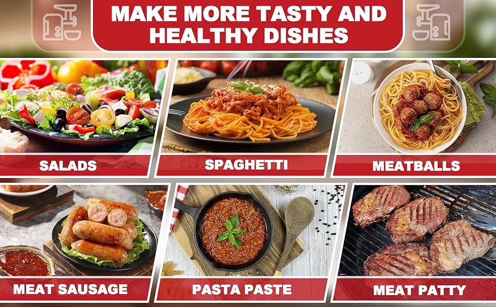 Upgraded meat grinder attachment