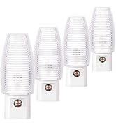 Emotionlite Plug in Night Light, Neutral White LED Nightlight, Dusk to Dawn Sensor, Kids, Nursery...