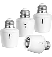 SURAIELEC Light Sensor Socket, Automatic Dusk to Dawn Sensor Socket, Non-flickering, E26 E27 Ligh...