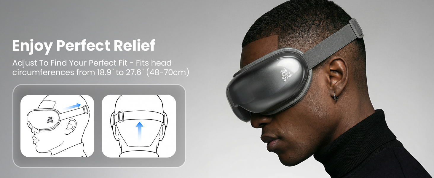 Eye Massager with Heat and Cooling migraine massager migraine relief products headache relief