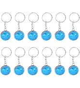 Toddmomy Globe Keychain 12Pcs Planet Keychain Earth Keychain Globe Backpack Hanging Pendant Party...