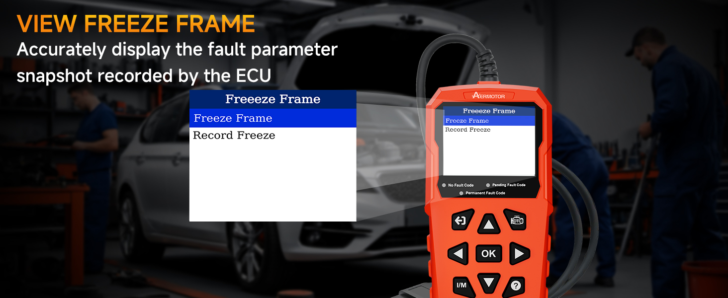 Obd2 Scanner with Freeze Frame
