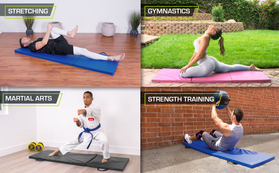 stretching mat gym mats for kids folding yoga mat gym wall padding thick yoga mat 2 inch