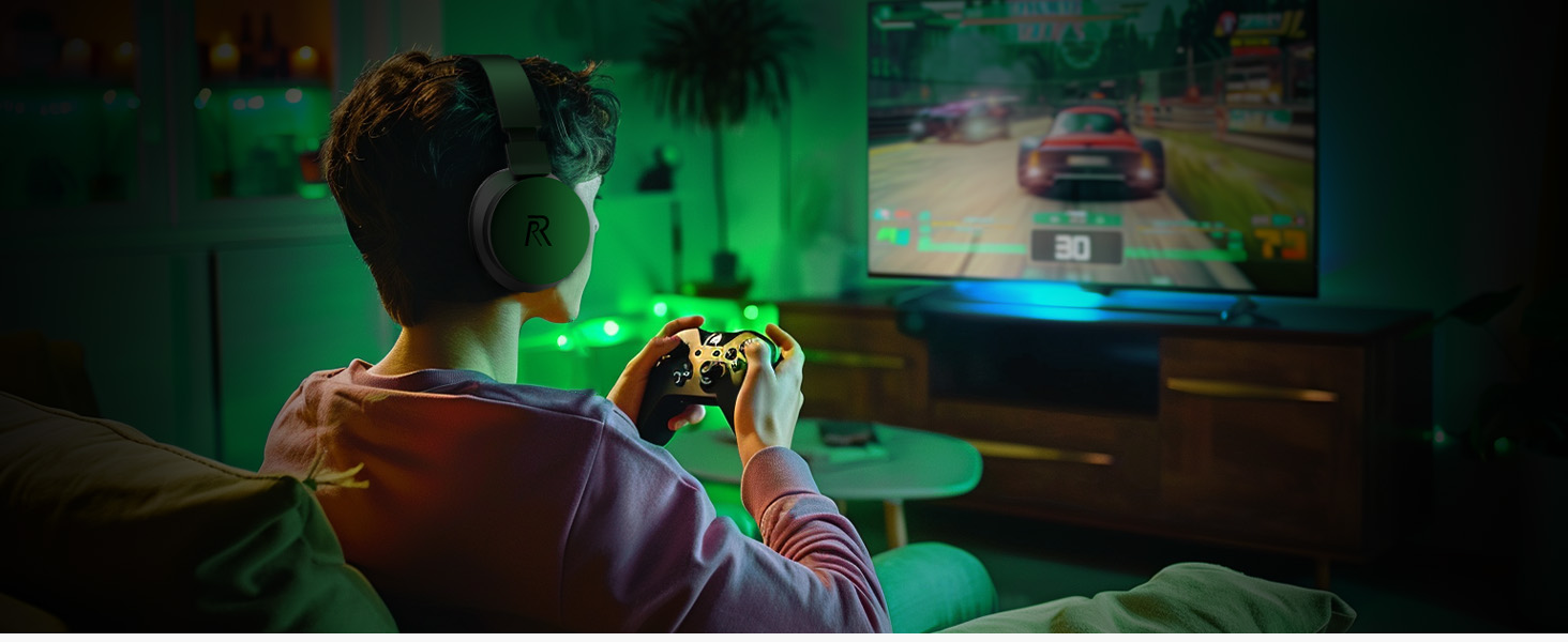 wireless gaming headset for xbox series x s one 1 pc bluetooth gaming headphones with mic low