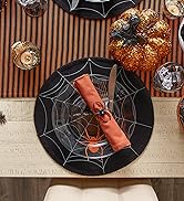 Halloween themed tablescape