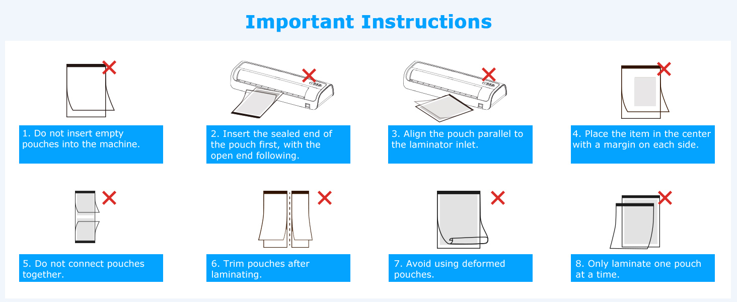 BONSEN Personal Laminators for Teachers Home Office School Use