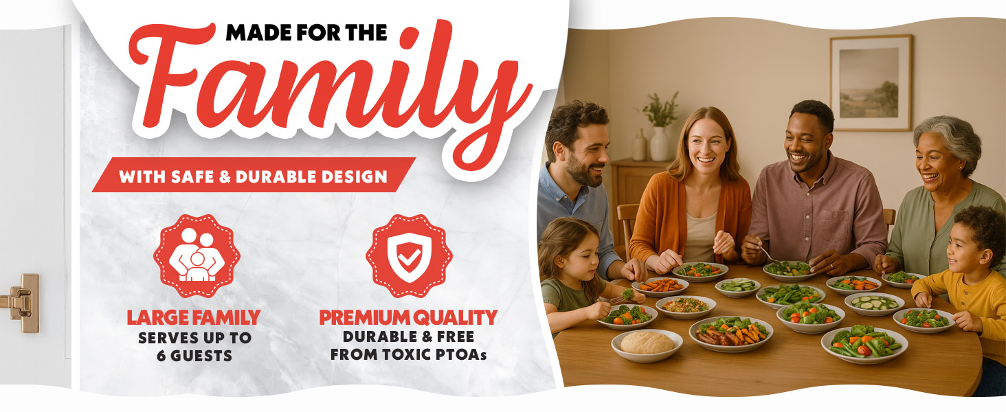 Family size cooking appliance