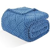 EMME Fleece Blanket, 3D Jacquard Throw Blanket for Couch and Bed, Soft Cozy and Fluffy Blankets L...