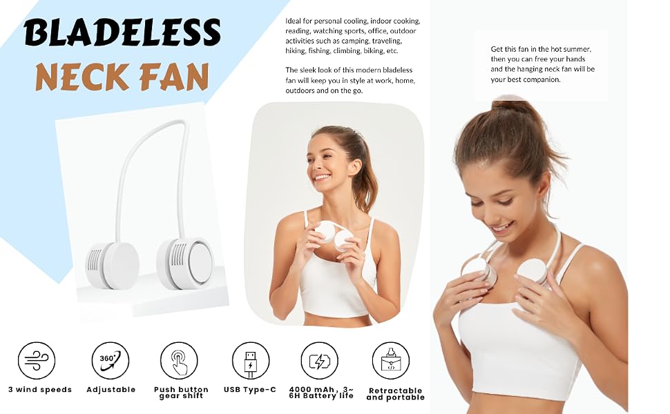 Bladeless Neck Fan