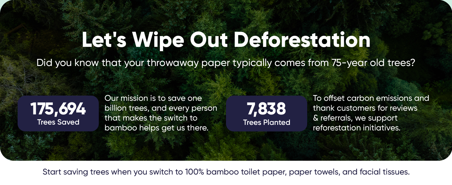 toilet paper bamboo ply free organic recycled septic safe individually wrapped sustainable products