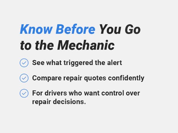 know before you go to the mechanic