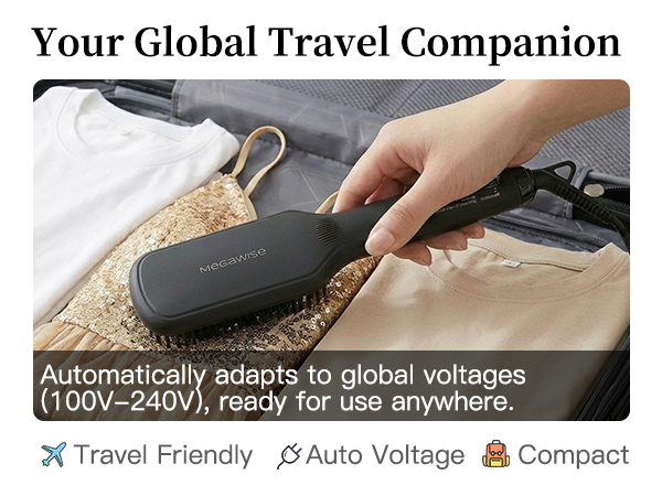 Hair Straightener Ceramic Brush