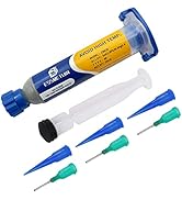 Essmetuin Sn62.8Pb36.8Ag0.4 183? Melting Point Solder Paste, No-Clean Tin Lead Cream, Solder Flux...