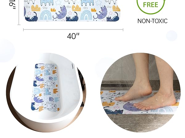 shower safety bath mat tub bath plastic extra large suction cup soft resistant