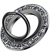 SYNCWIRE Magnetic Phone Ring Holder for MagSafe - Glitter Phone Grip Stand with 360° Rotation Fin...