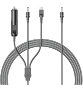 Ureegle 3 in 1 Starlink Mini Cable 10FT - 100W USB C 12-24V Car Charger and DC Male Power Cord fo...
