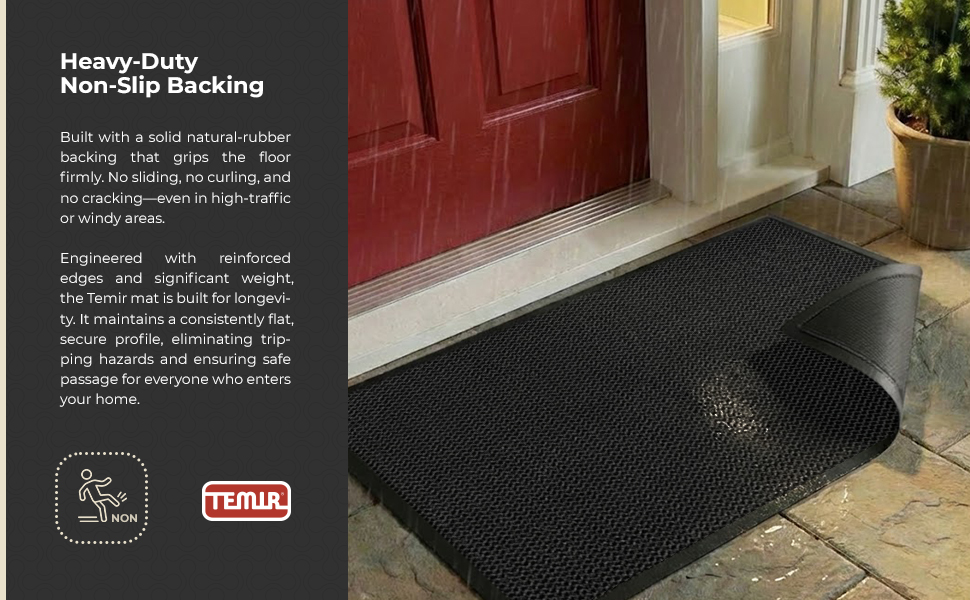heavy-duty non slip backing