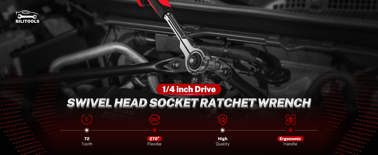 swivel ratchet socket wrench