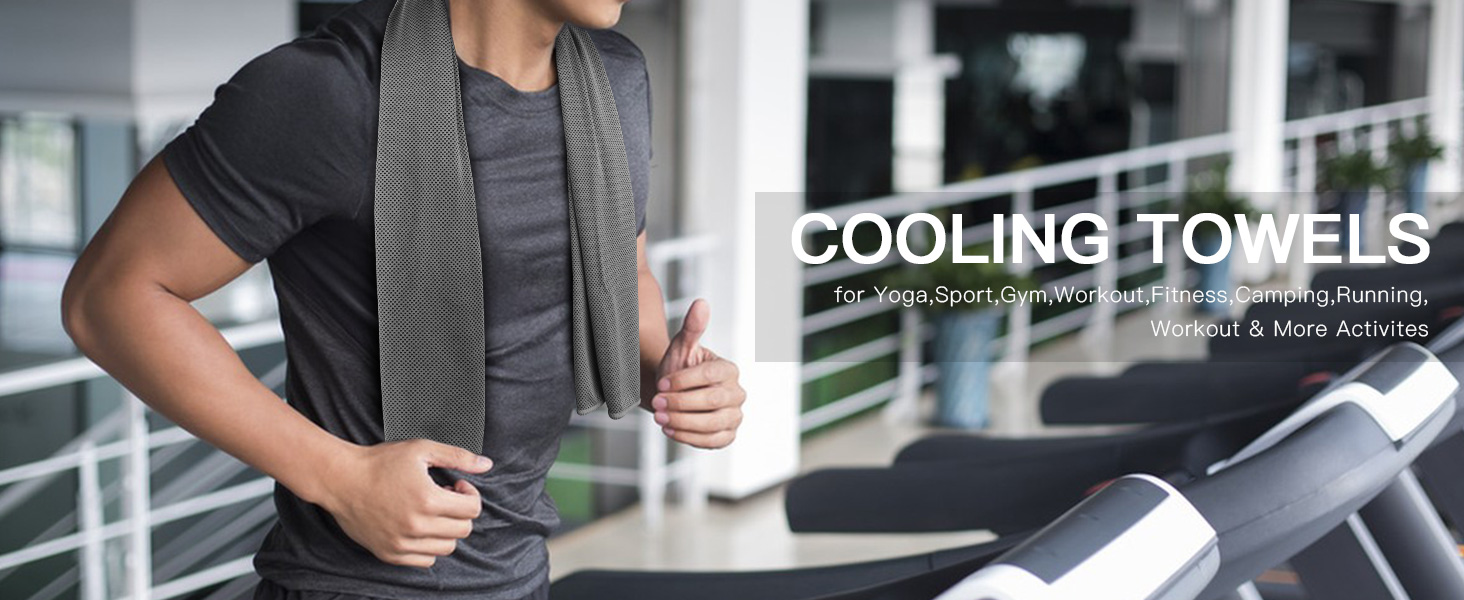 cooling towels cooling toweis for neck and face yoga workout fitness camping sweat towels