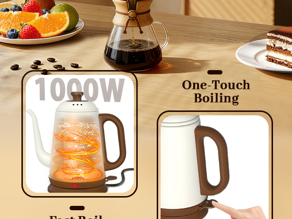 electric kettles for boiling water gooseneck