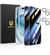 Product images showing reflective screen protectors or protective films with blue-tinted reflective surfaces in retail packaging.