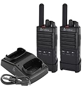 Cobra PX650 - Professional/Business Walkie Talkies - Rechargeable, 300,000 sq. ft/25 Floor Range,...