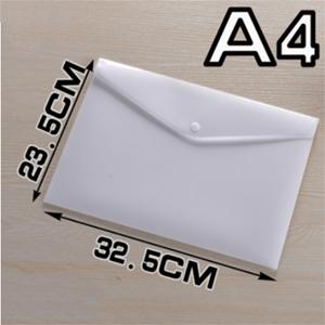 Clear plastic folders