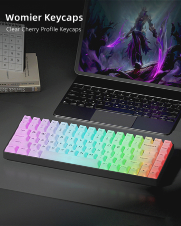 Womier Coiled Keyboard Cable - Detachable Aviator Coiled Cable for Mechanical Gaming Keyboard, Type ...