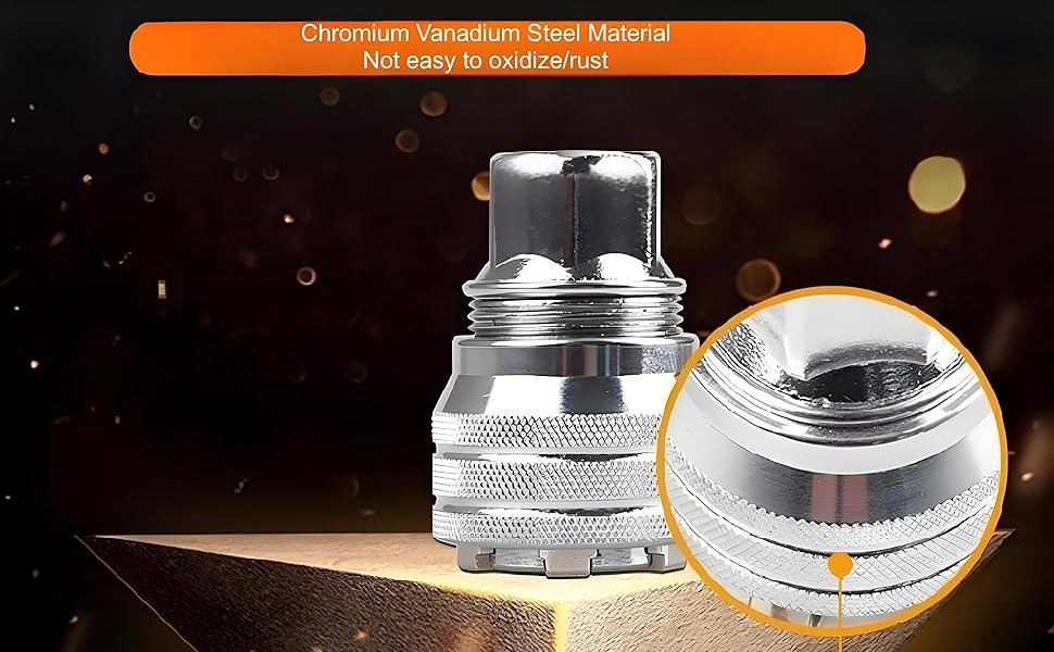 Abruga Upgraded Universal Multi-Function Wrench Socket Adapter Head for 3/8 inch Drive Wrench