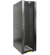 Tecmojo 42U Server Rack Cabinet - PRE-Assembled 24inch Width 43inch Depth IT Network Equipment Ca...