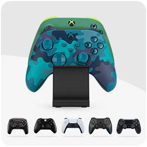 Dual Game Controller Holder For Desks - Suitable for PS5, XBOX, SWITCH, Retro &amp; Legacy Gamepads