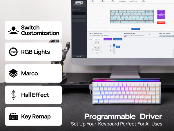 Wired Magnetic Gaming Keyboard
