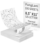Thermal Printer Paper 8.5” x 11”,Thermal Papers,Continuous Thermal Printer Paper, MultipurposeThe...