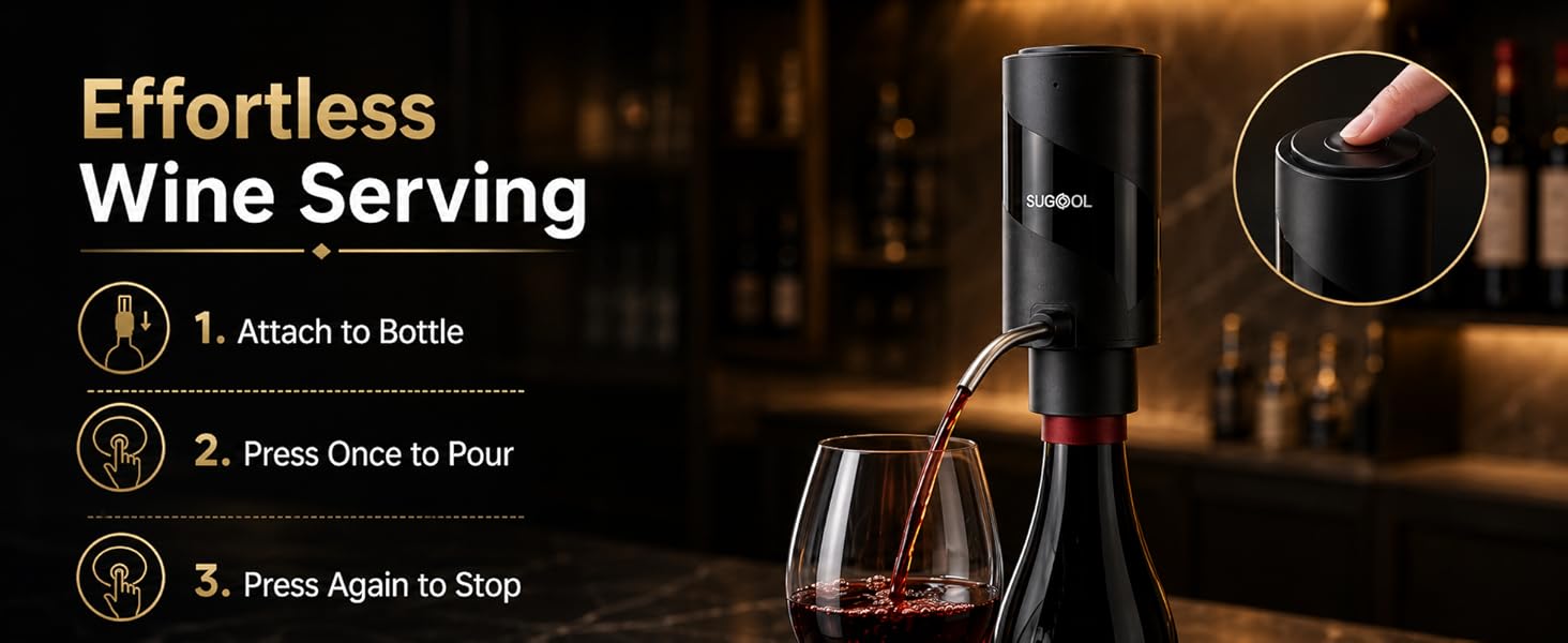 Effortless Wine Serving