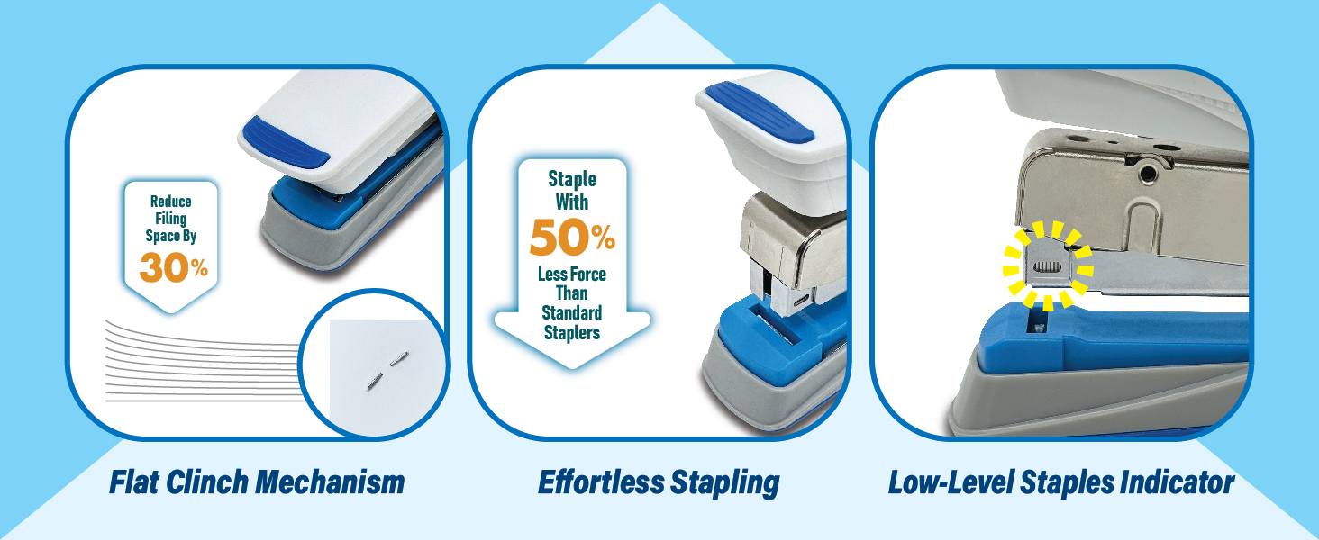 INOZTO Easy-Flat Stapler