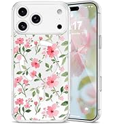 EYZUTAK Magnetic for iPhone 17 Pro Max Case Flower Case Compatible with MagSafe, Pretty Floral St...