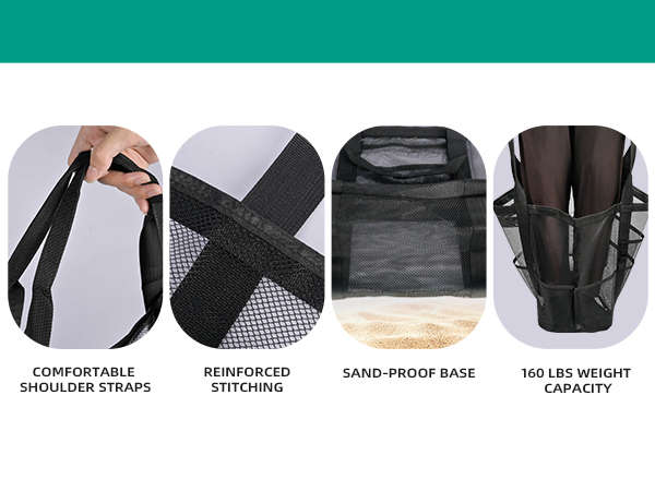 Mesh Beach Bag for Women/Family