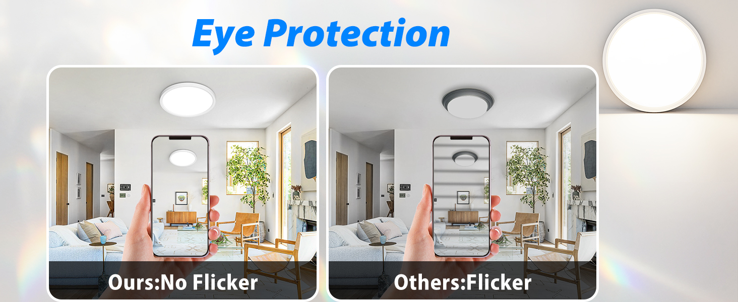 no flicker ceiling lamp