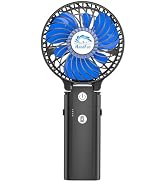 HandFan 5200mAh Portable Handheld Fan Rechargeable - 3 Speeds Foldable Personal Cooling, 2-IN-1 H...