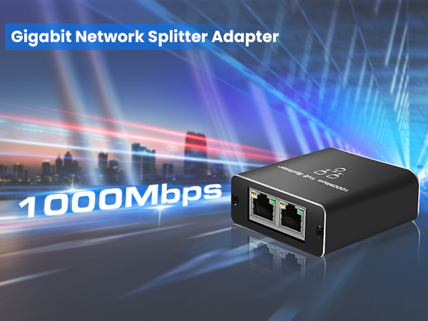 1000Mbps 1x2 Splitter