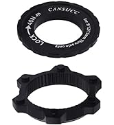Saipe Bicycle Center Lock Adapter with Lock Ring Aluminum Alloy Centerlock Adaptor 6-Bolt Disc Br...