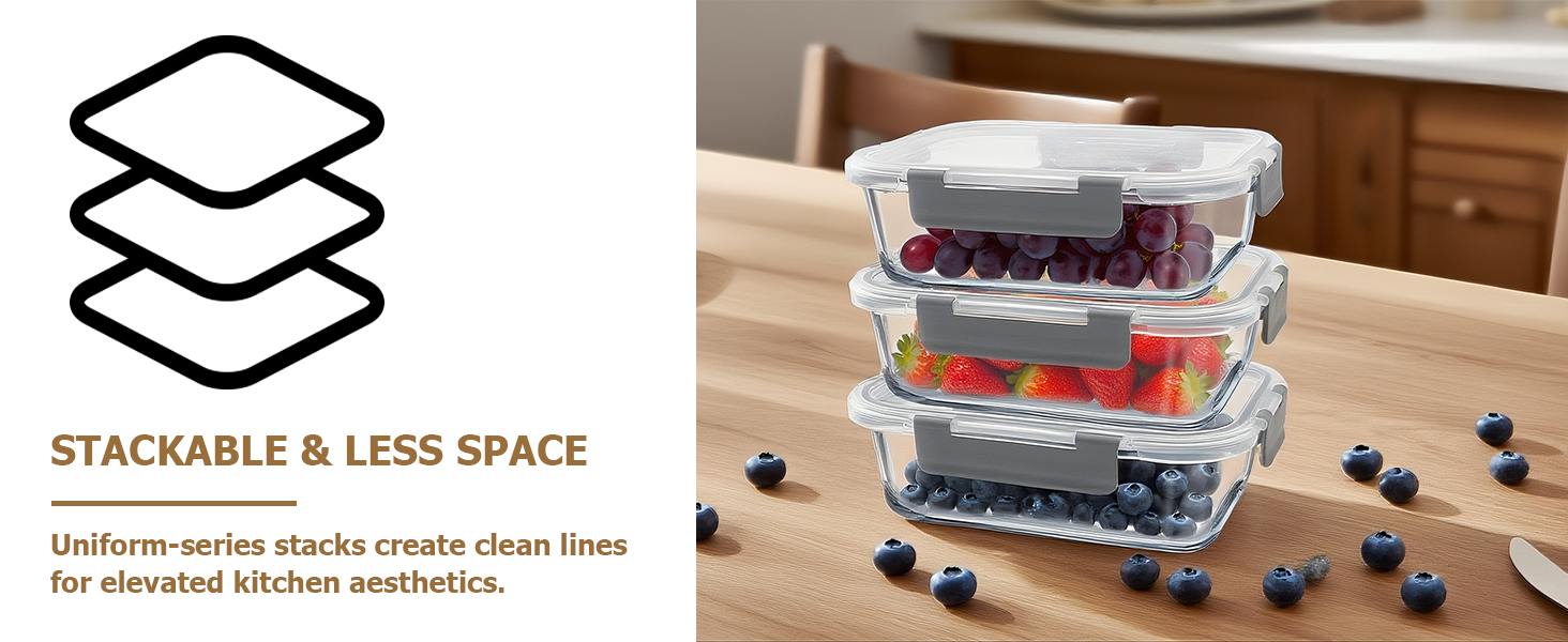 glass food storage container