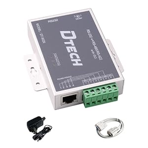RS232 to RS485 adapter, power adapter and RS232 cable