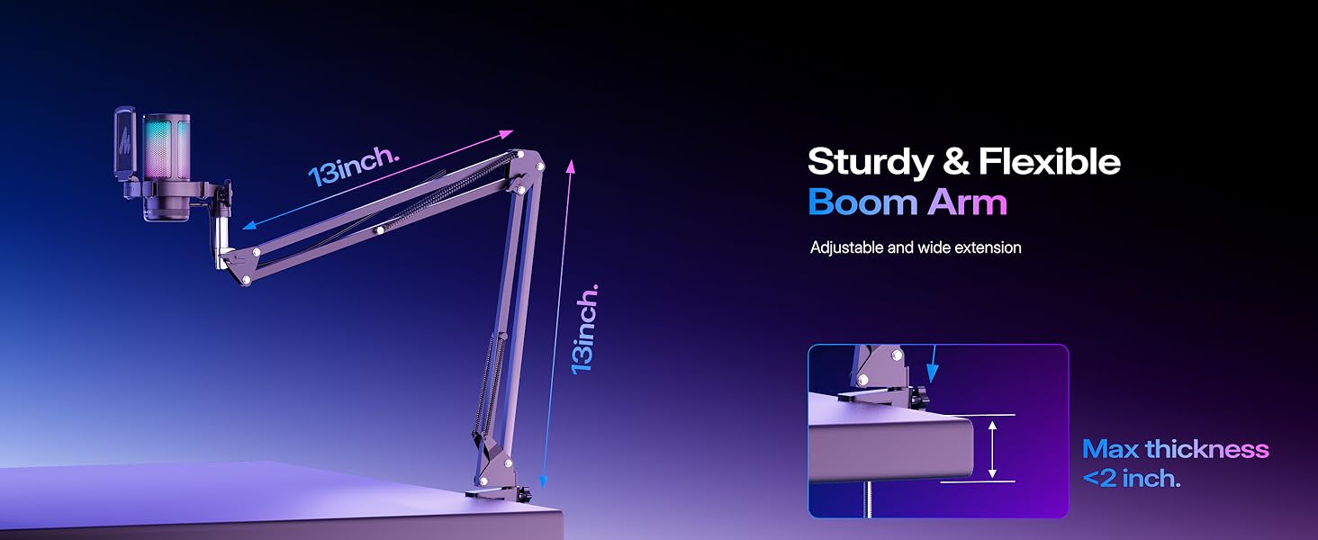 usb gaming microphone maono dgm20s