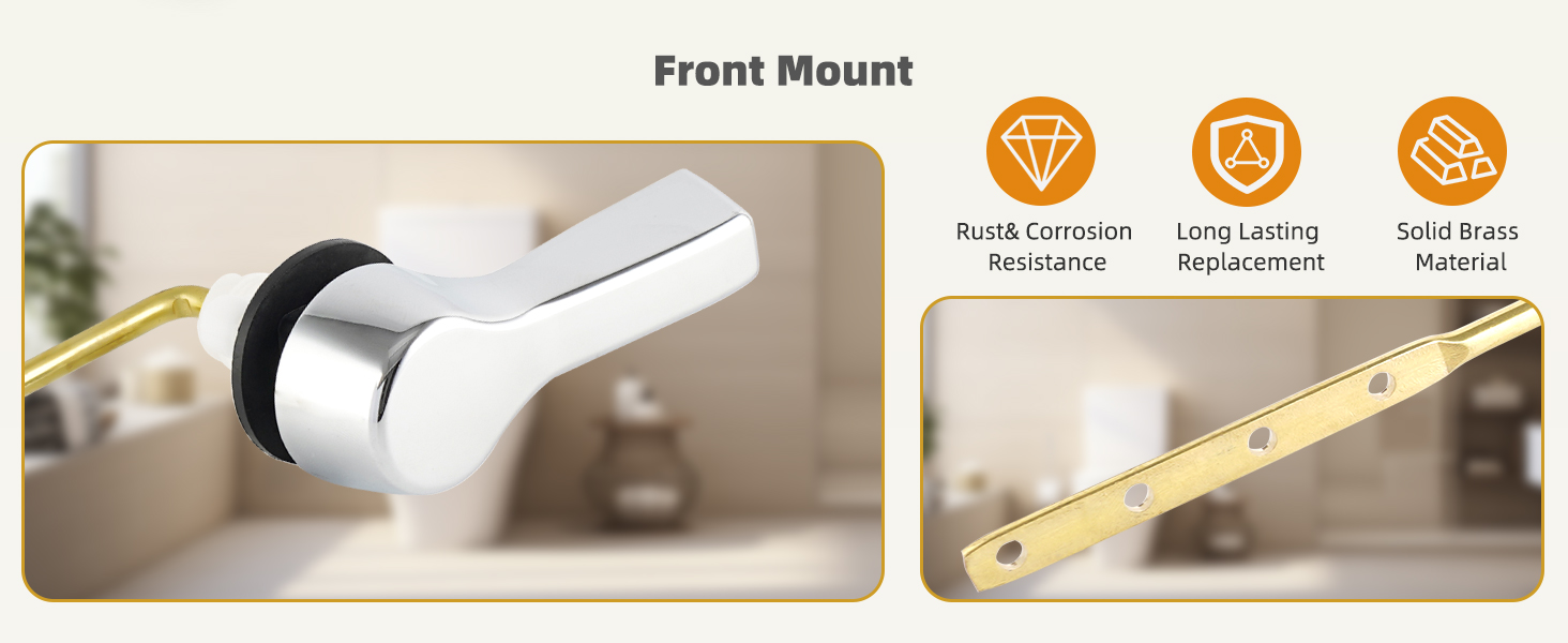 front toilet handle replacement kit