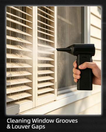 Cleaning Window Grooves &amp;amp; Louver Gaps