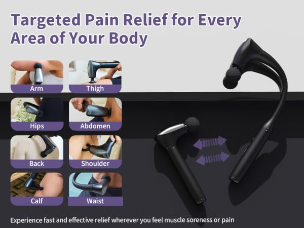 massage gun long handle