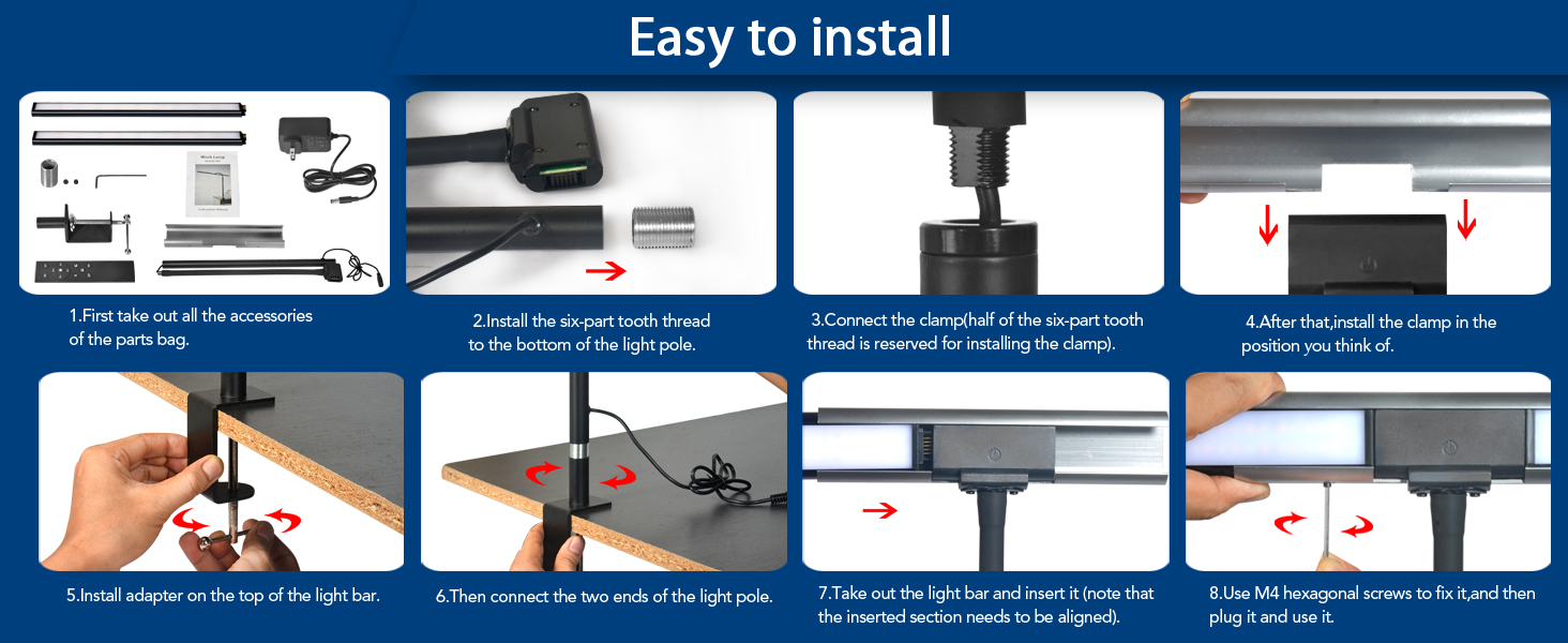 LED Desk Lamp for Office Home