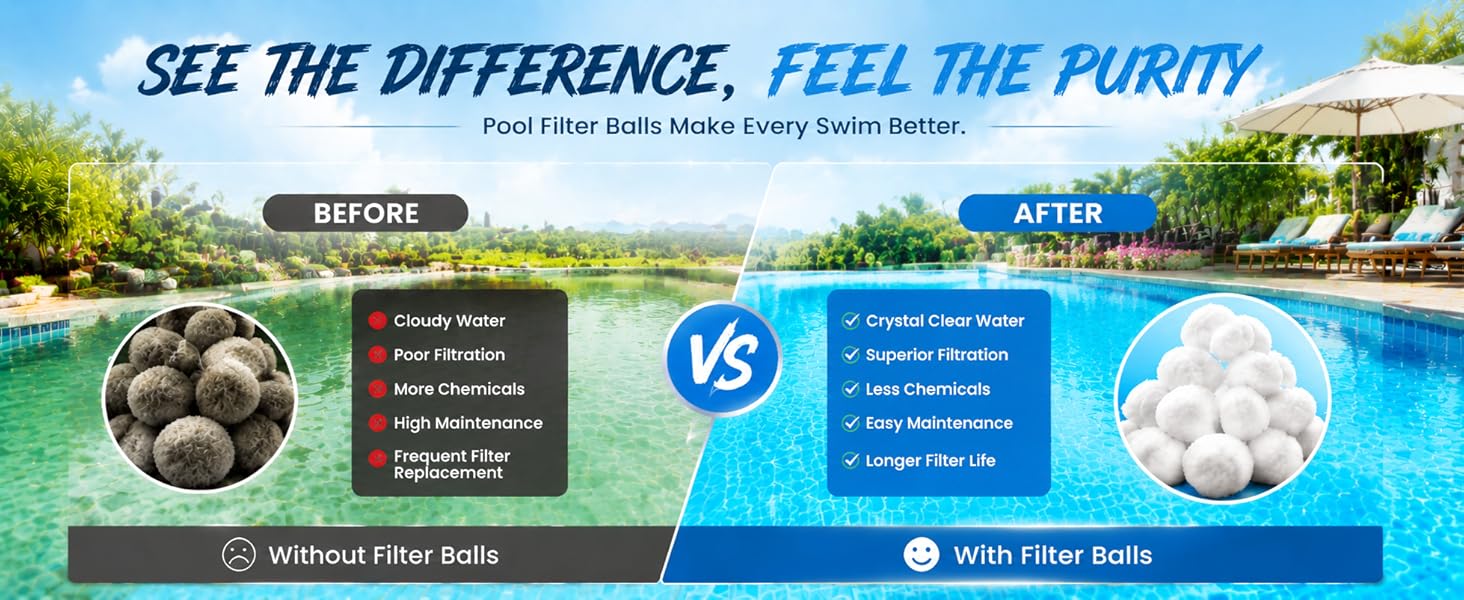 pool filter balls
